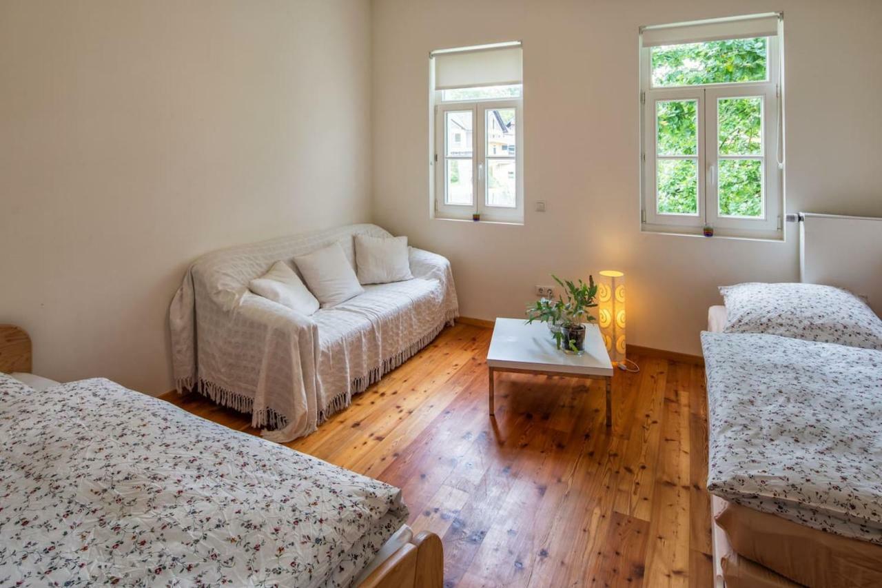 Ferienhaus Im Fachwerkhof 'Haus In Bewegung' Seelscheid ภายนอก รูปภาพ